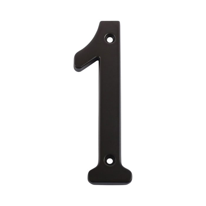 Pamex DD074S1OB 4" Heavy Duty House Number # 1 Oil Rubbed Bronze Finish