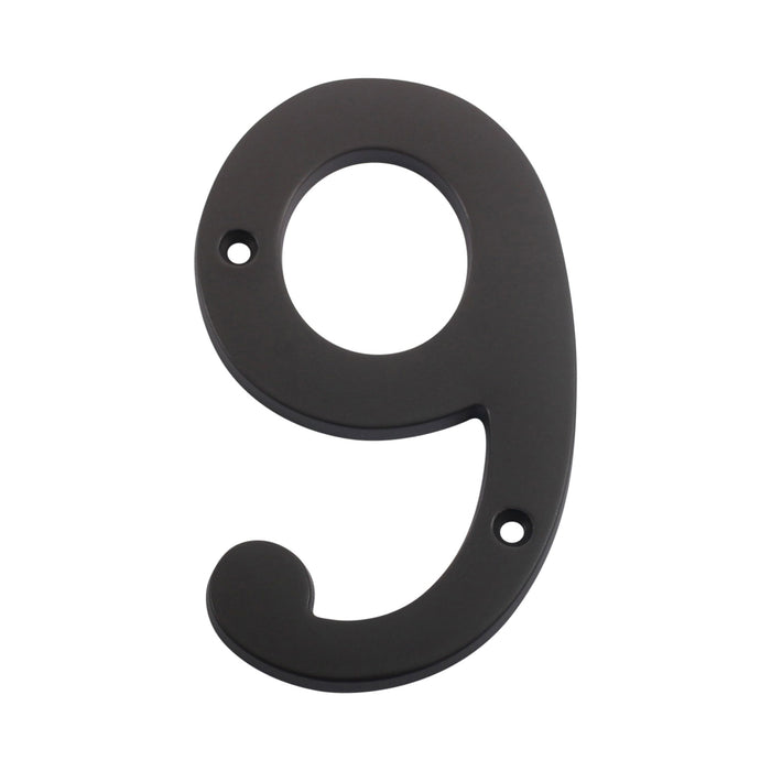 Pamex DD074S9OB 4" Heavy Duty House Number # 9 Oil Rubbed Bronze Finish