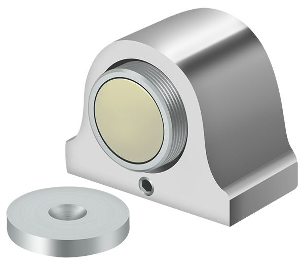Deltana DSM125U32 Magnetic Dome Stop; Bright Stainless Steel Finish