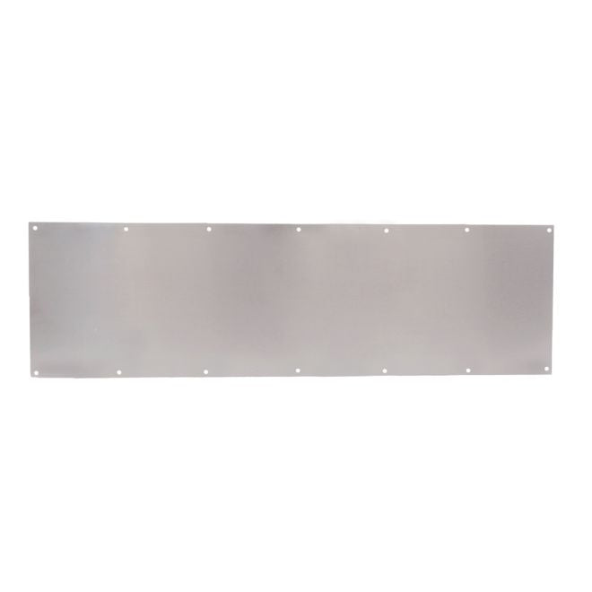 Trimco K00506301034B4E 10" x 34" Kick Plate with Four Beveled Edges Satin Stainless Steel Finish