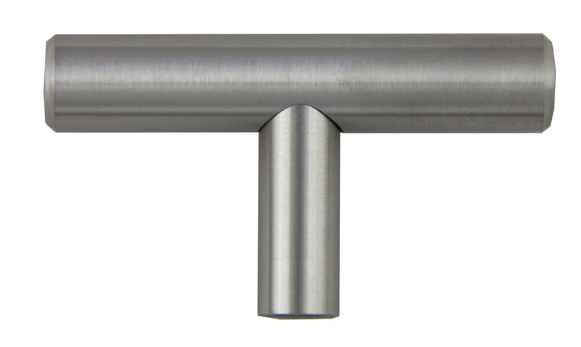 Pride Industrial K102SS 2" Bar Pull Cabinet Knob Stainless Steel Finish