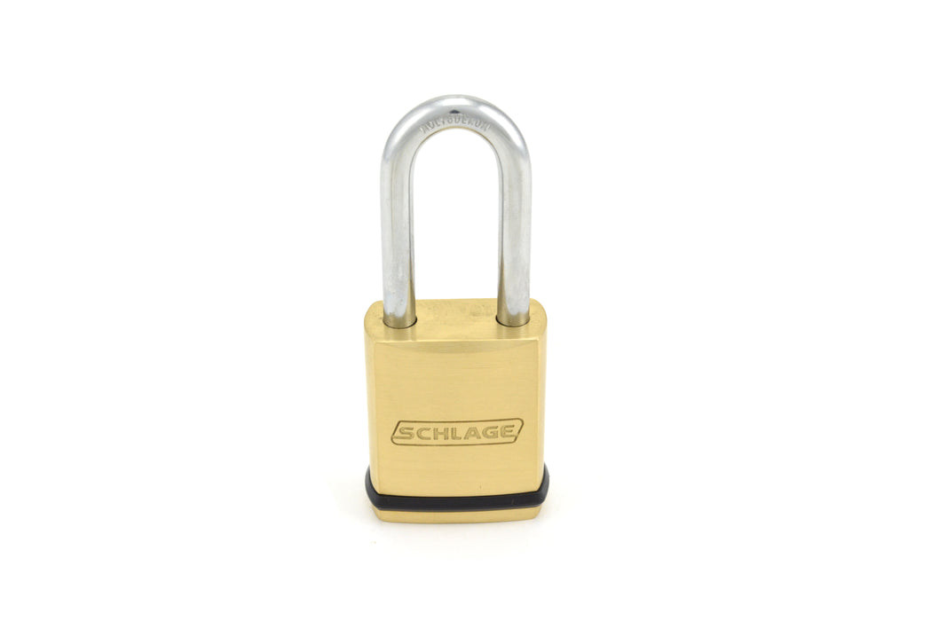 Schlage Commercial KS23F2200 Padlock with 5/16" by 2" High Shackle Less Key in Knob Cylinder
