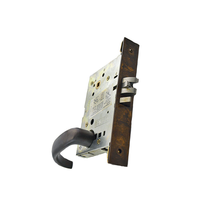 Schlage Commercial L902517A613 Exit Mortise Lock with 17 Lever and A Rose Oil Rubbed Bronze Finish