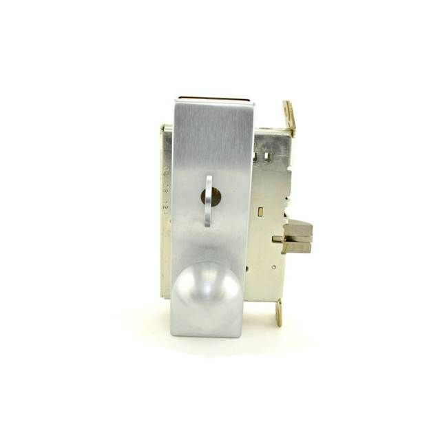 Schlage Commercial L904006N626 Bed / Bath Privacy Mortise Lock with 06 Lever and N Escutcheon Satin Chrome Finish