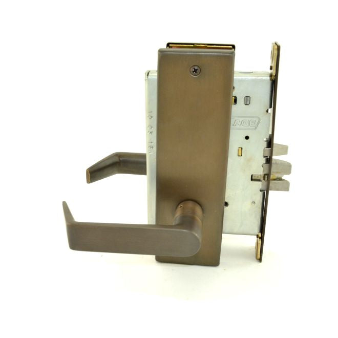 Schlage Commercial L9080P06N613 Storeroom Mortise Lock C Keyway with 06 Lever and N Escutcheon Oil Rubbed Bronze Finish