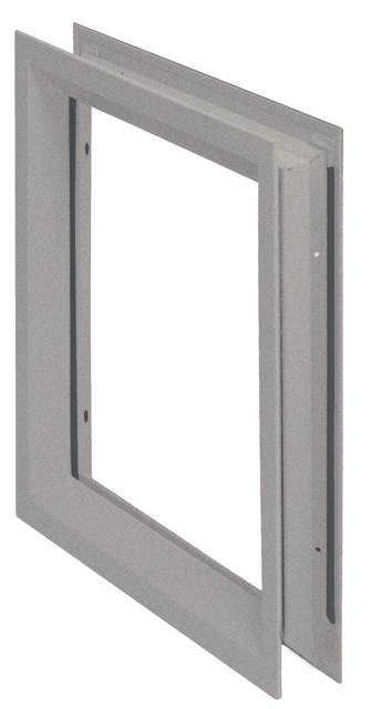 National Guard Products LFRA10024X24 24" x 24" Low Profile Self Attaching Lite Kit Prime Coat Finish