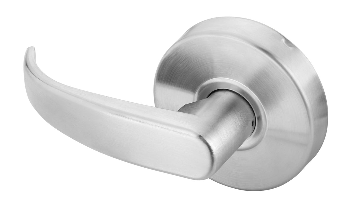 Yale Commercial PB4655LN626 Single Dummy Pacific Beach Lever Grade 2 Cylindrical Lock US26D (626) Satin Chrome Finish
