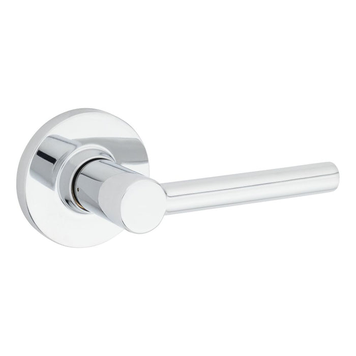 Safelock SL1000RELRDT-26 Reminy Lever Round Rose Passage Lock with RCAL Latch and RCS Strike Bright Chrome Finish