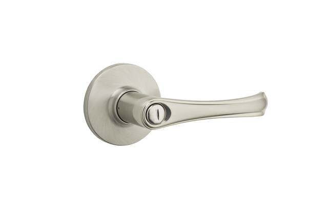 Safelock SL3000GV-15V1 Grapevine Lever Privacy Lock with New Chassis with RCAL Latch and RCS Strike Satin Nickel Finish