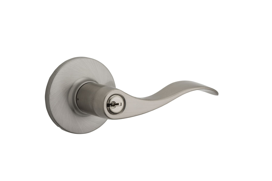 Safelock SL5000LY-15 Layton Lever Entry Lock with RCAL Latch and RCS Strike Satin Nickel Finish